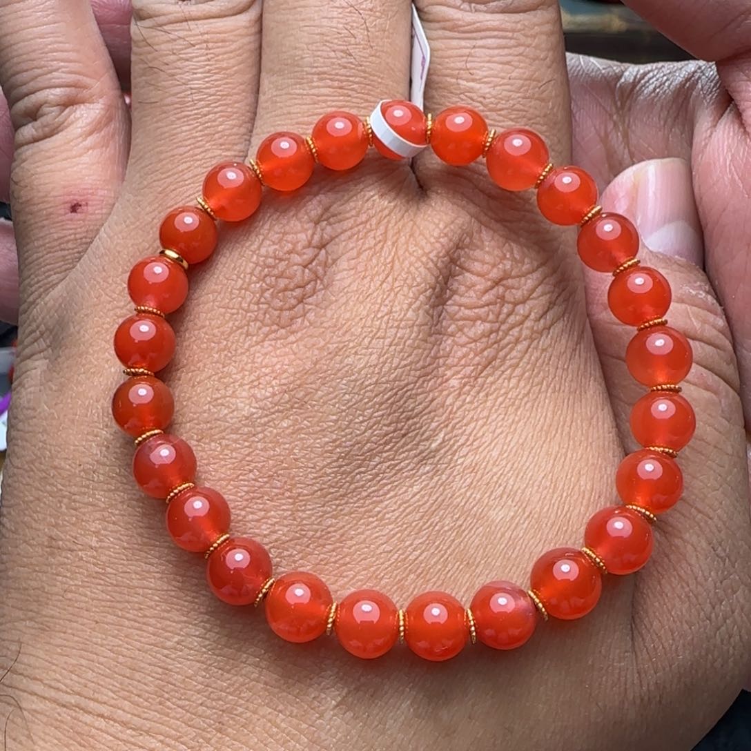 南红玛瑙颈饰未镶嵌条*