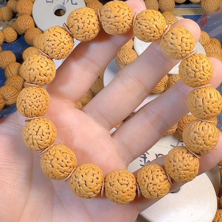 清***逸桃核吊坠金刚纹桃核