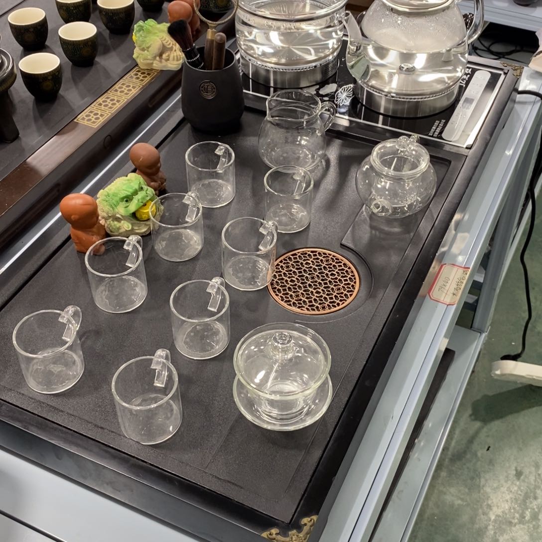 木石茶盘茶具套装