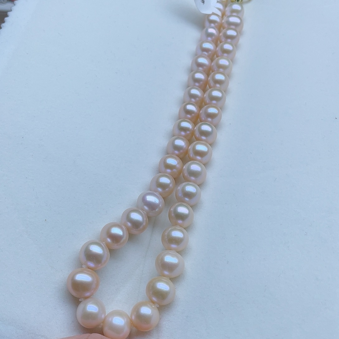 淡水珍珠颈饰银S925镶嵌