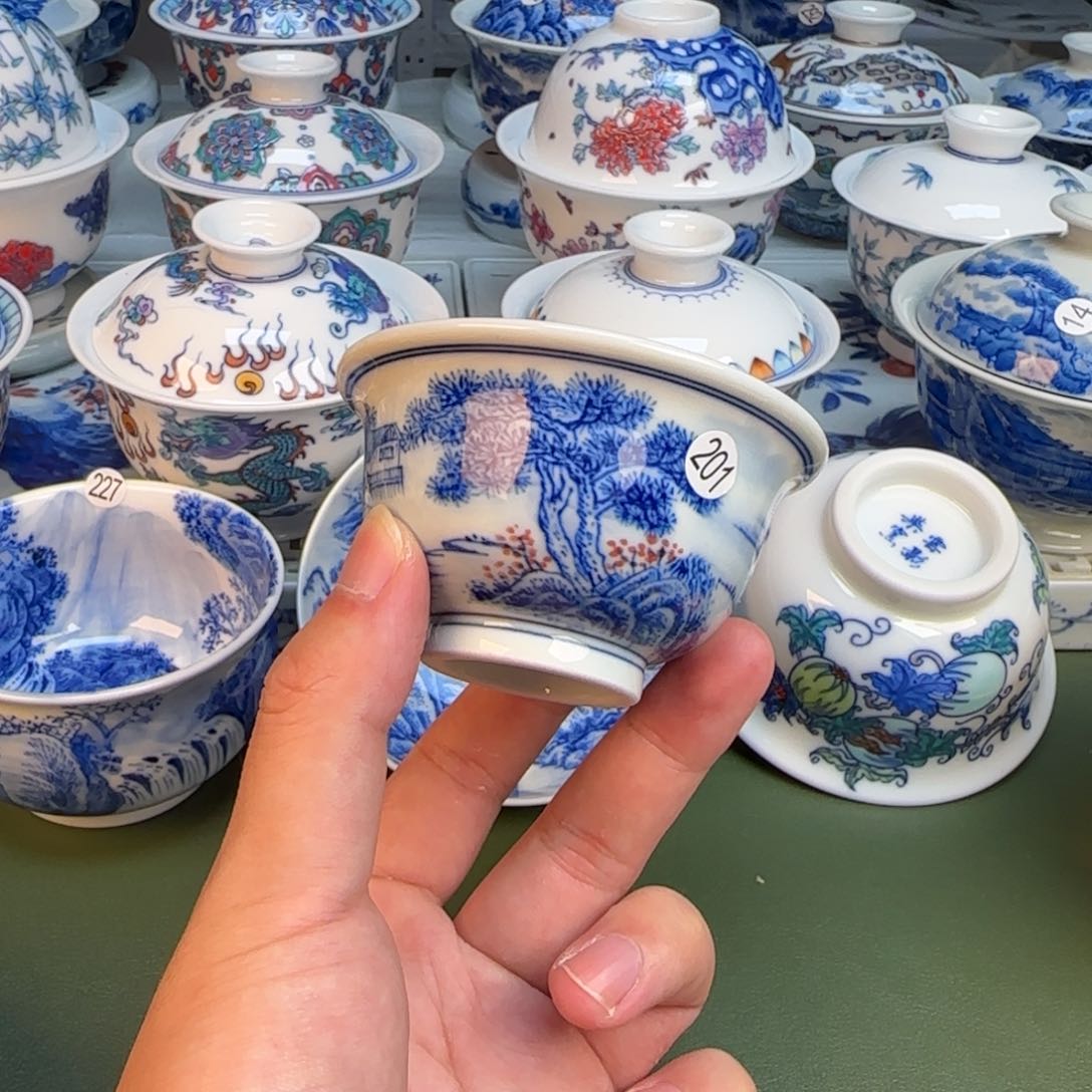 彦祖纯手工手绘茶具201