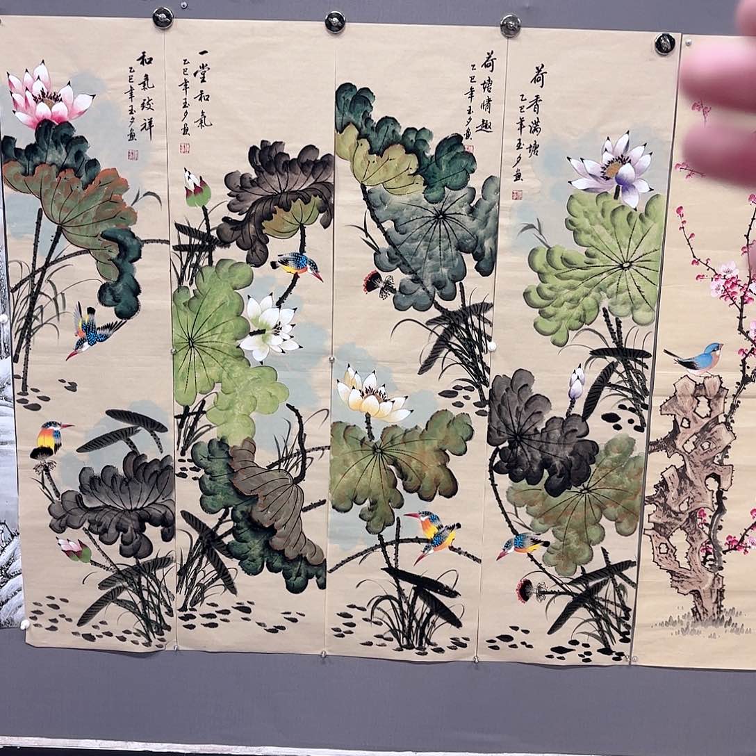 国画纯手工纯手工
