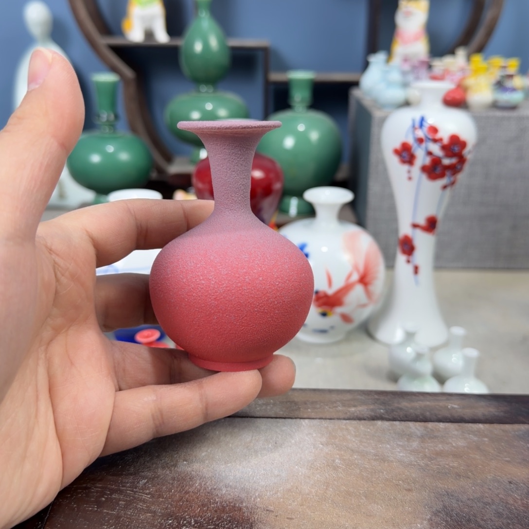 陶瓷手工小花器摆件