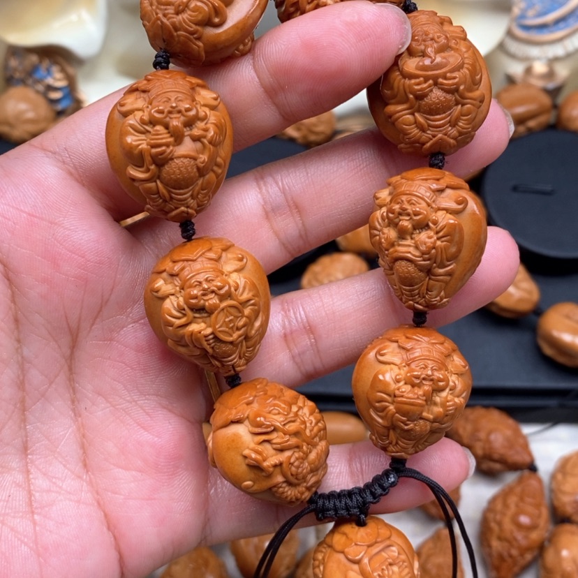 【闪购商品】橄榄核手串橄榄手工雕刻工艺