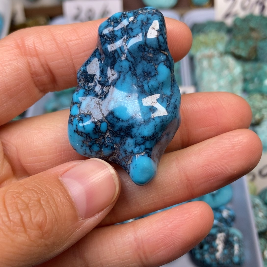 绿松石珠宝奇石未镶嵌