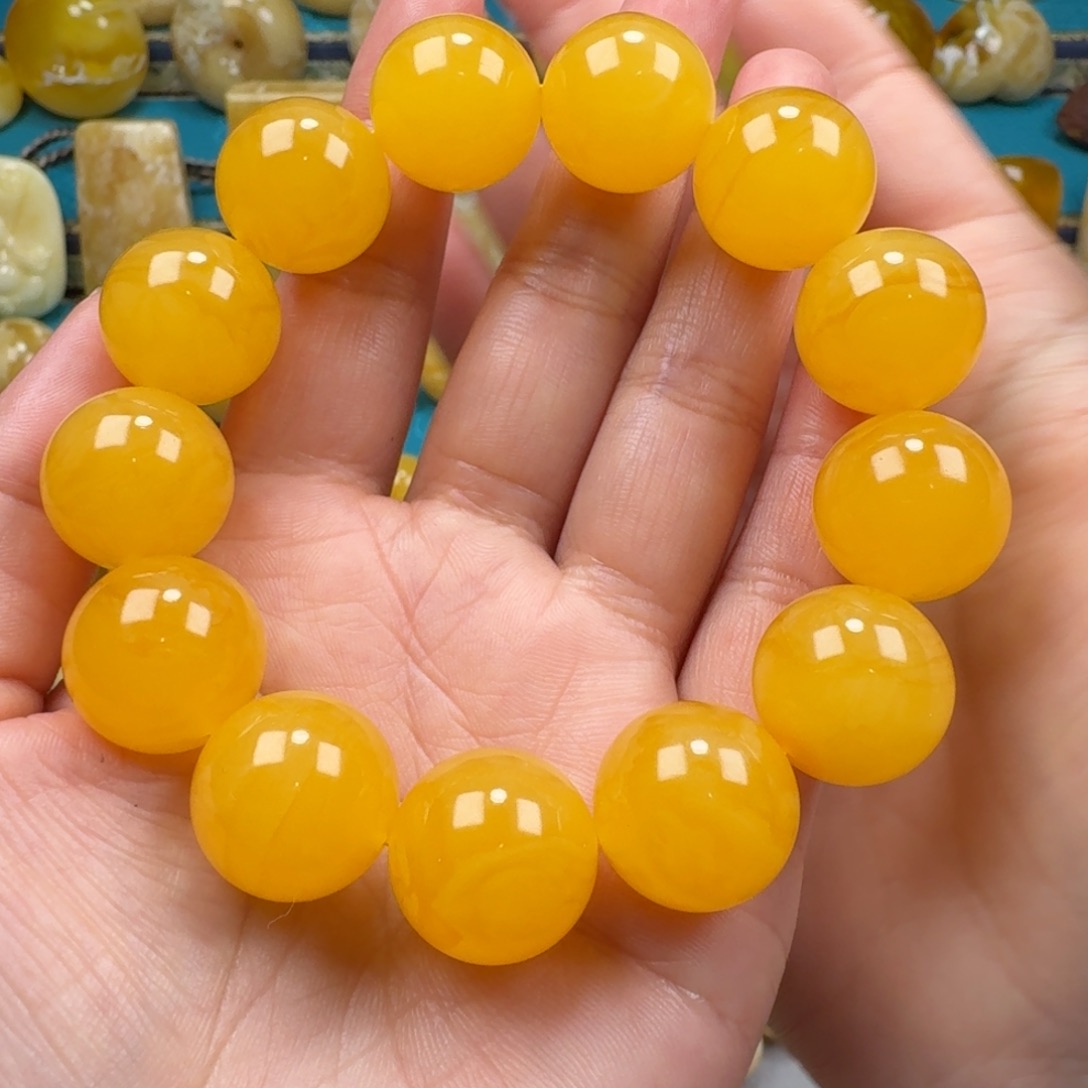 琥珀手链未镶嵌蜜蜡