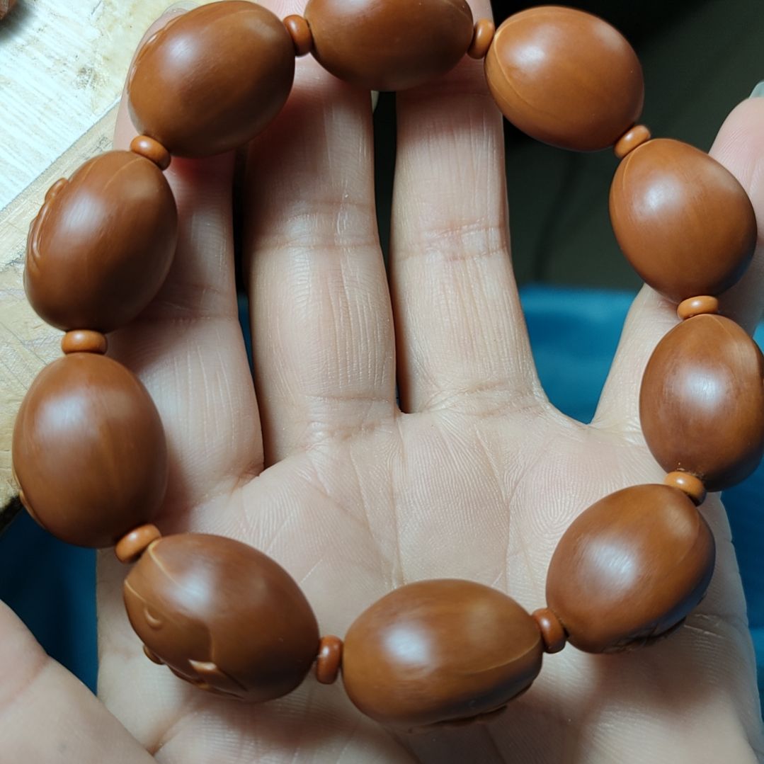 恬***爹橄榄核手串/手链无相手串