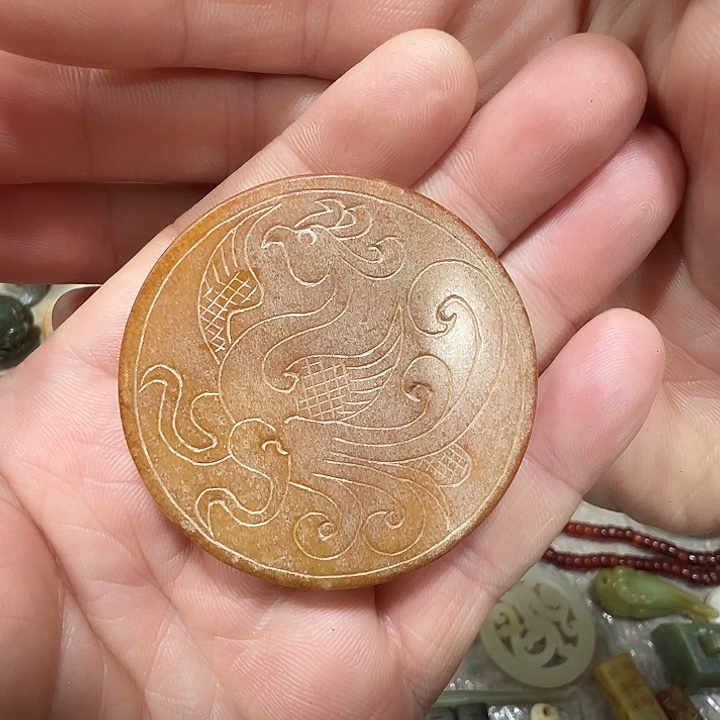 王***来和田玉（糖玉）未镶嵌挂件