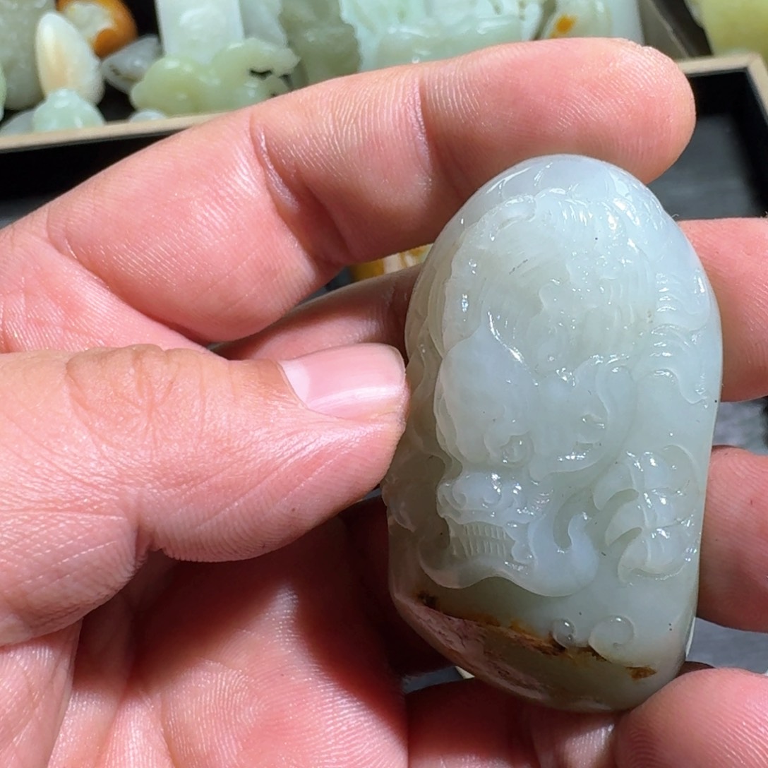 和田玉颈饰未镶嵌暖*@