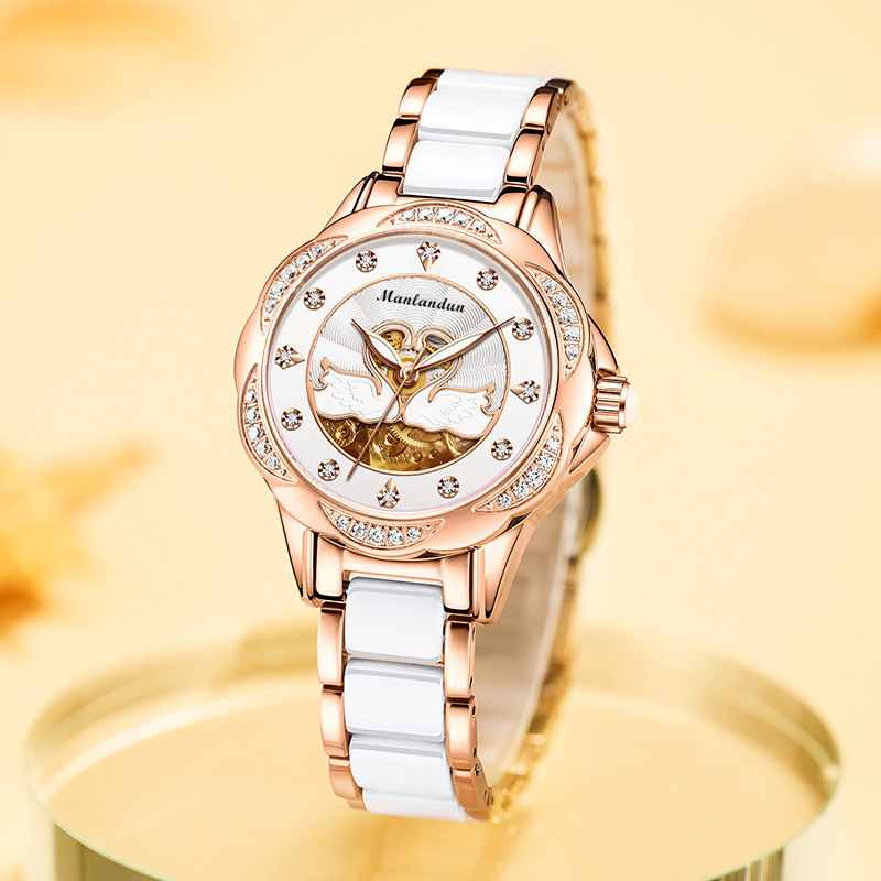 新款天鹅自动机械女士腕表 2882 J