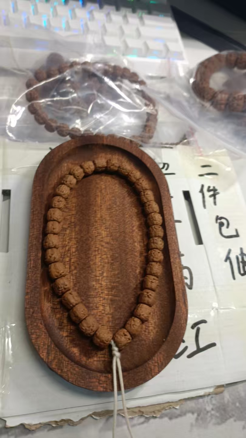 钨合金贝壳手链 龙切佛手手链