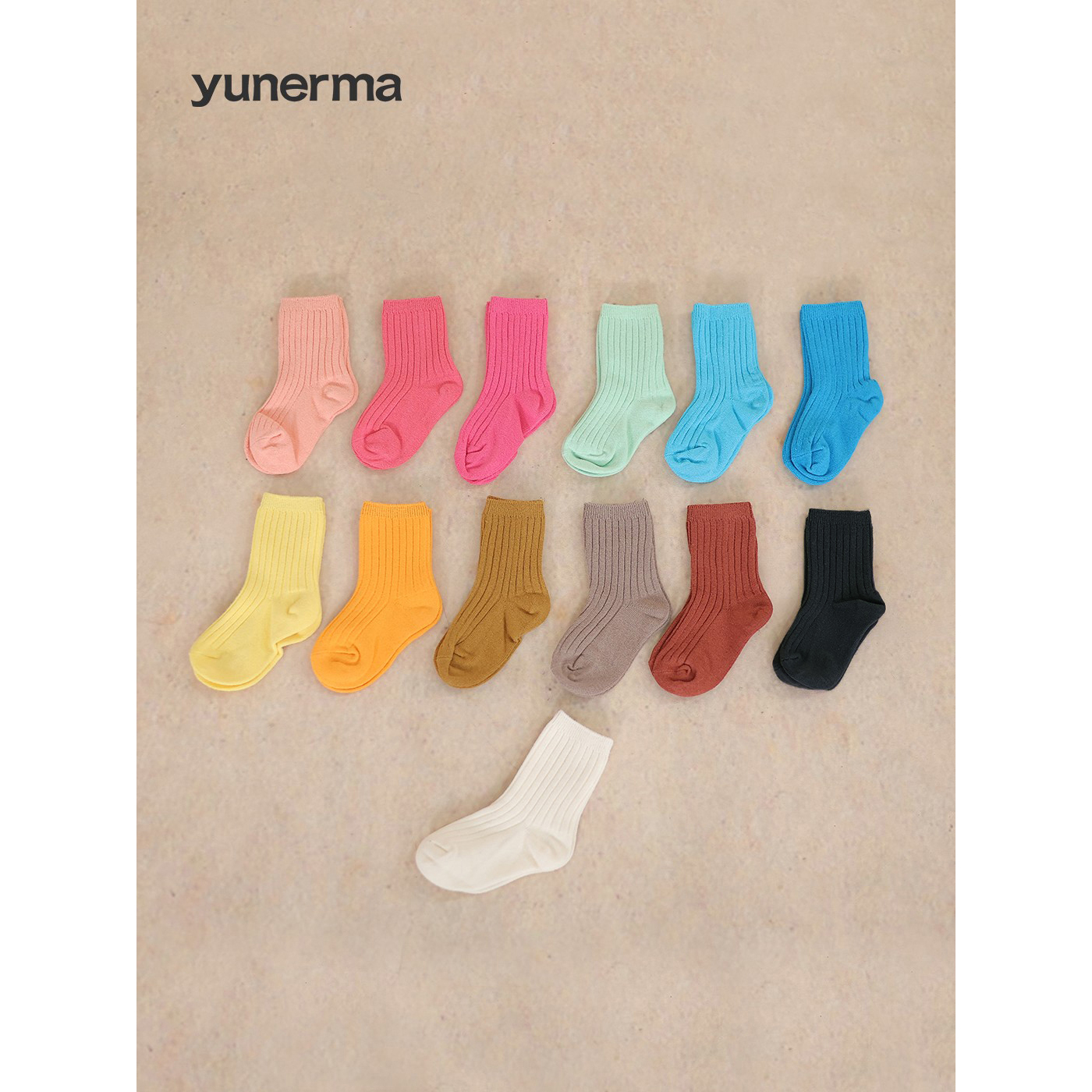 【经典坑条】薄款春夏都可以穿的彩色短袜