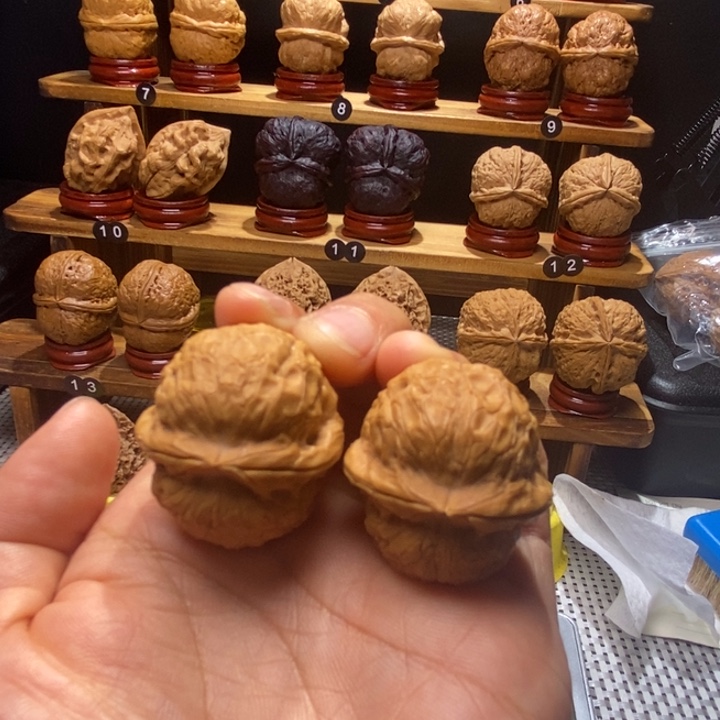 文玩核桃把件聚宝盆7