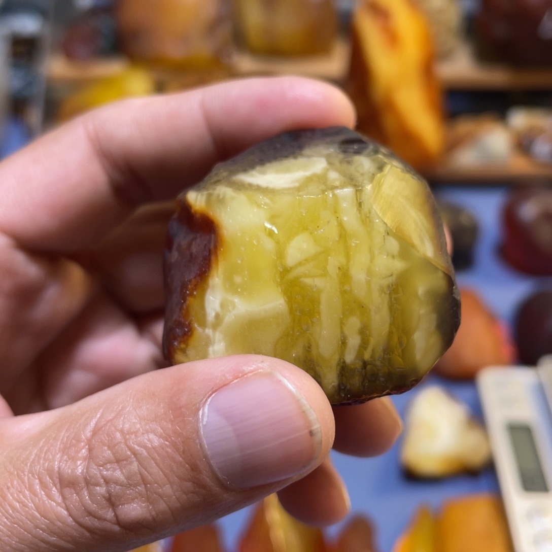 定制琥珀未镶嵌原