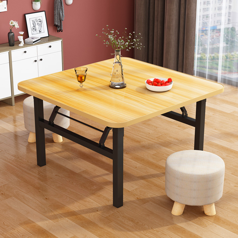 弘樾家具折叠吃饭桌矮桌家用餐桌地桌摆摊桌简易四方桌出租屋桌子