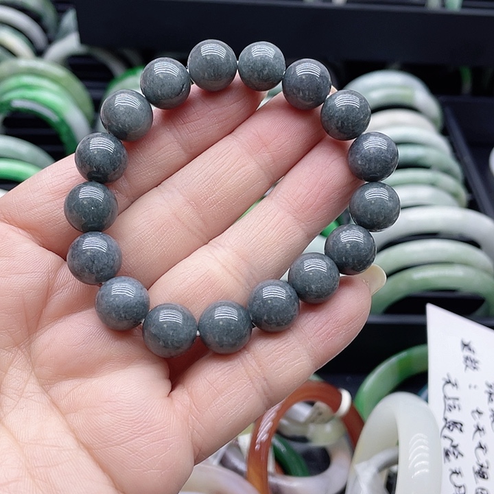 玻璃非金属手镯黑色