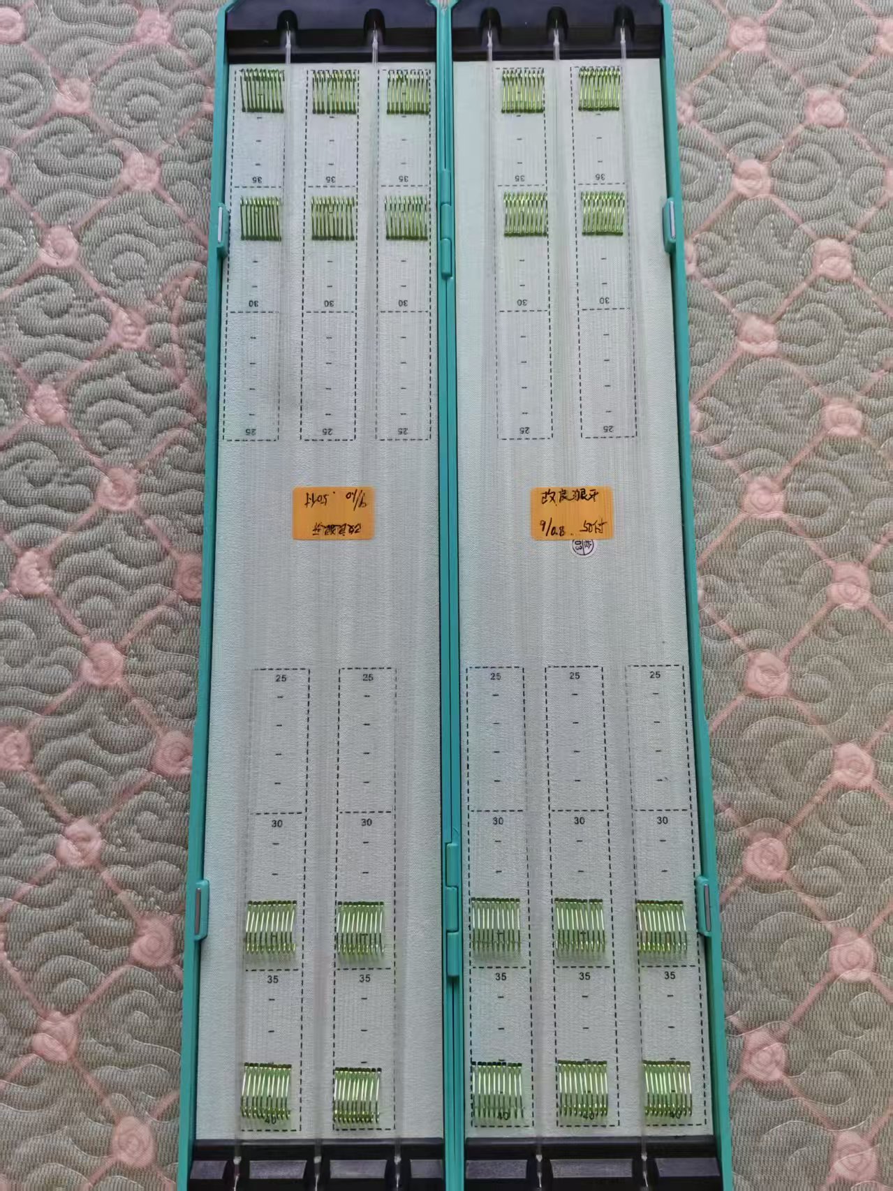 活动款绿色改良狼角9号0.8-1.0各50付线长75天津狼族鱼钩子线双钩