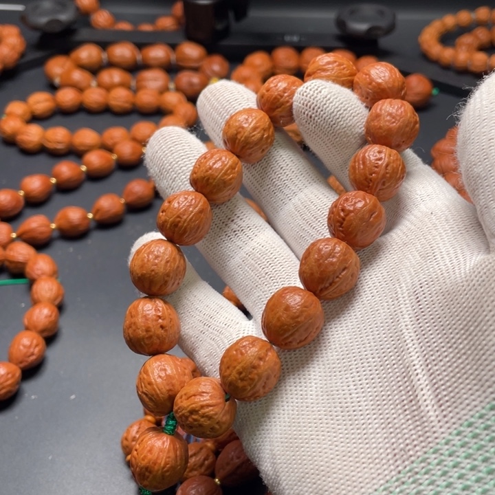 汪*湿小核桃手串小奶豆尺寸1.6