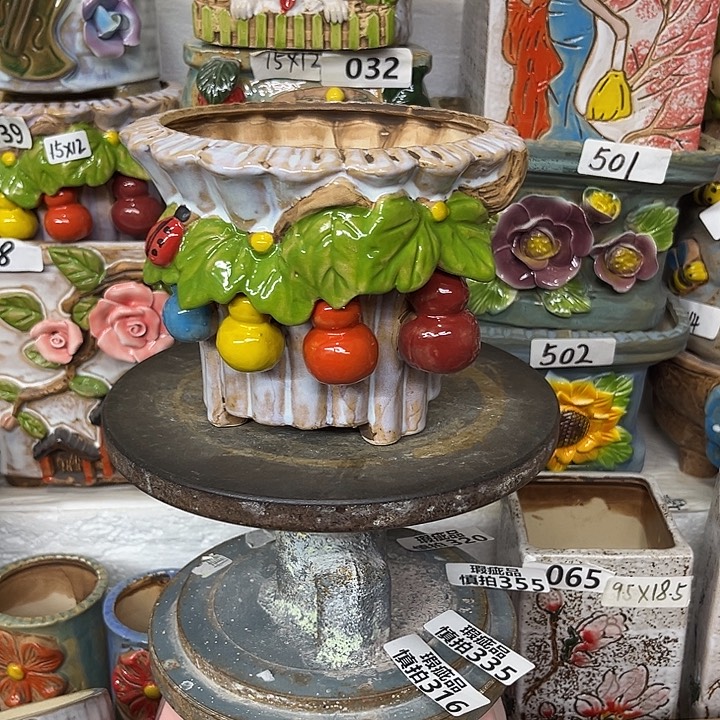 粗陶材质多肉花盆