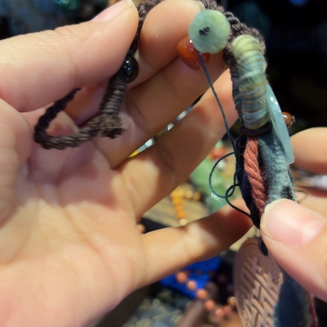 翡翠未镶嵌颈饰原创