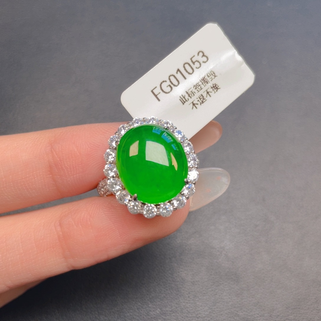 【闪购商品】吊坠(不含链)银S925镶嵌翡翠