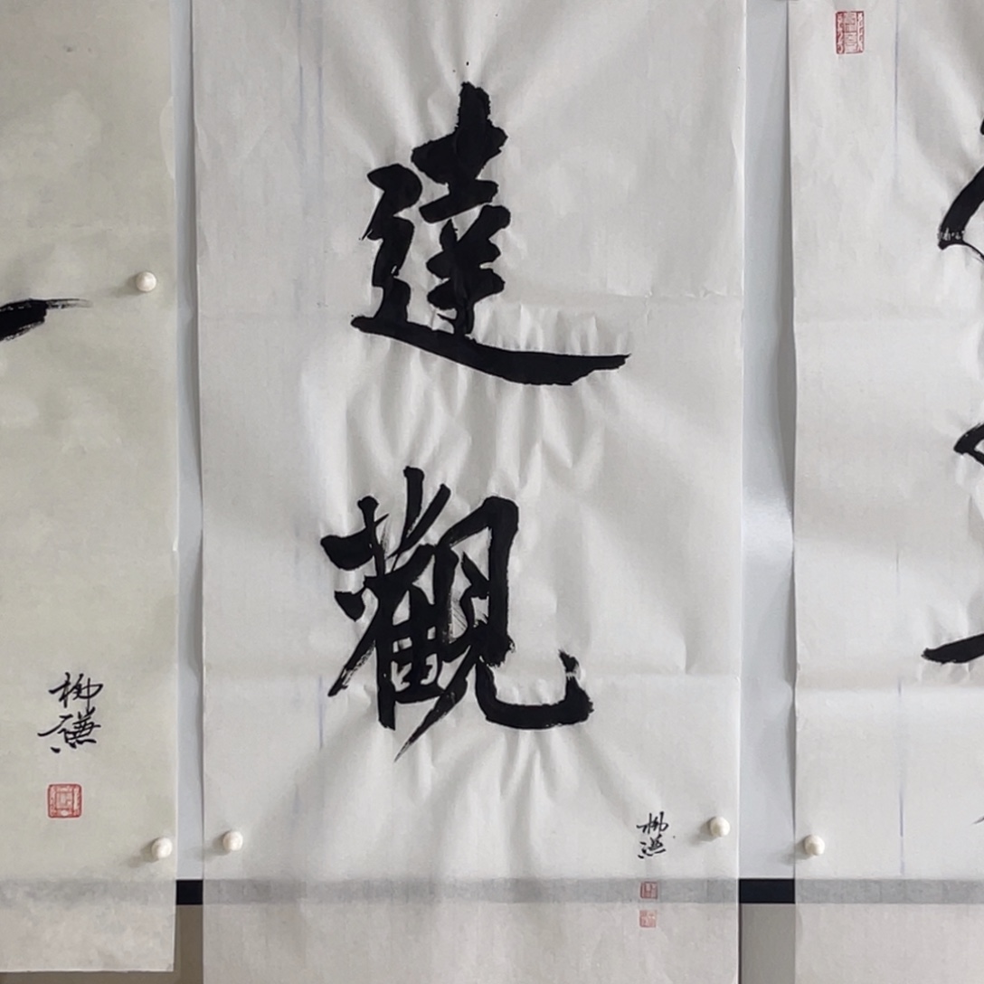 书法柳谦 达观 福利
