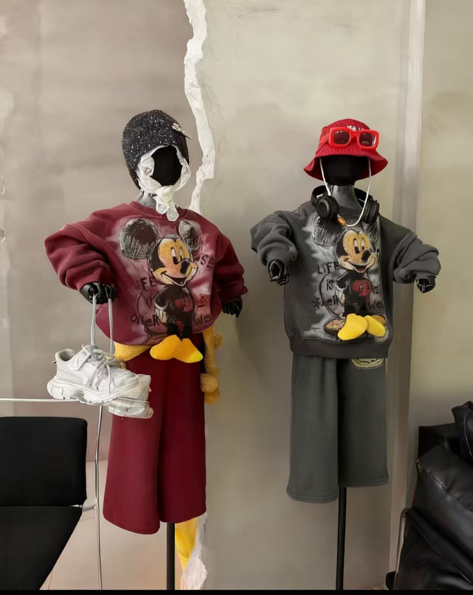 高货！回头率高品质厚绒立体小脚丫米奇卫衣