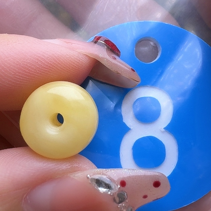 未镶嵌蜜蜡裸石11.5mm墩子