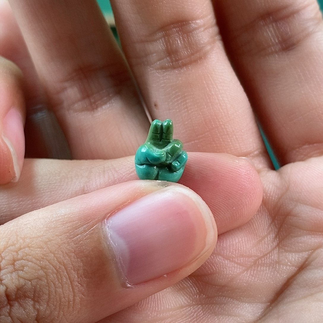 绿松石珠宝奇石未镶嵌