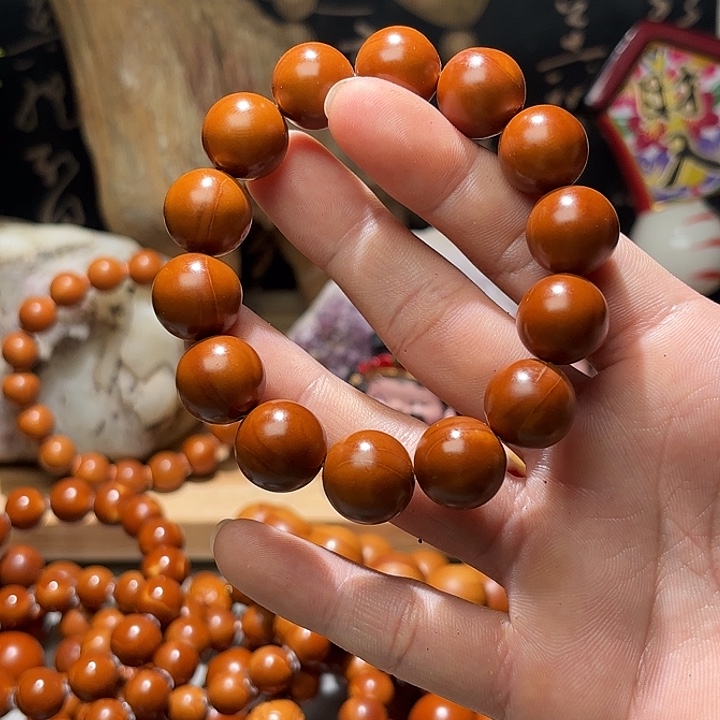 橄榄核手串/手链1.5广西老树铁核福利