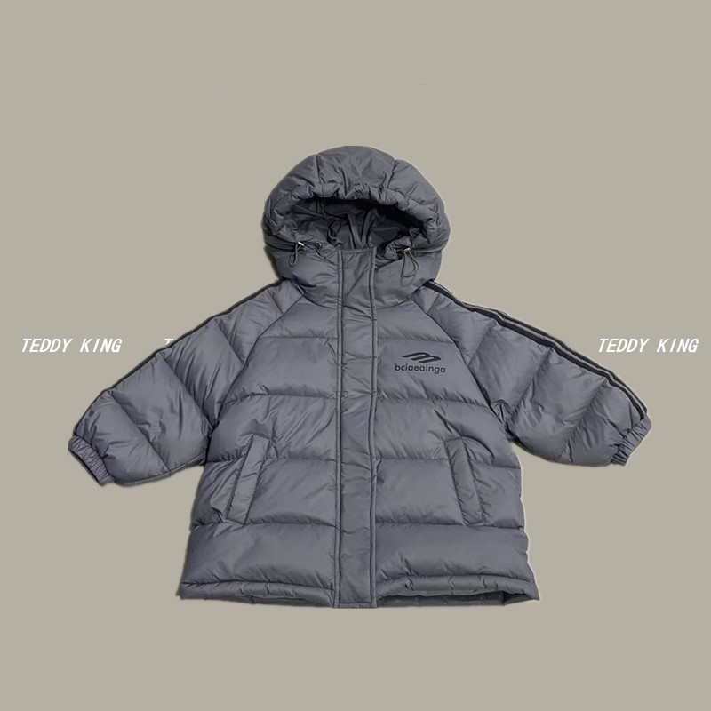 25年新款中小童童装韩版l连帽羽绒服TXB25668