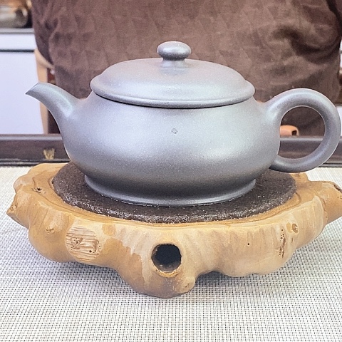 紫砂茶壶宜兴紫砂青灰紫泥200c c