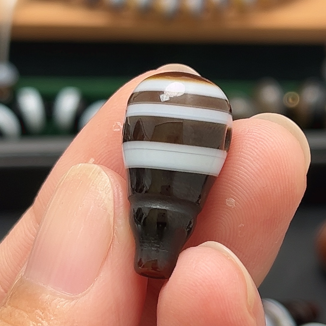 玛瑙/玉髓合金单珠