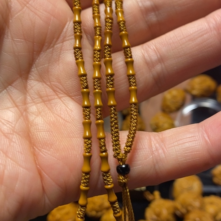 橄榄核手串/手链竹节链子