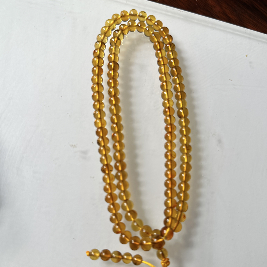 抚顺琥珀金珀6mm108