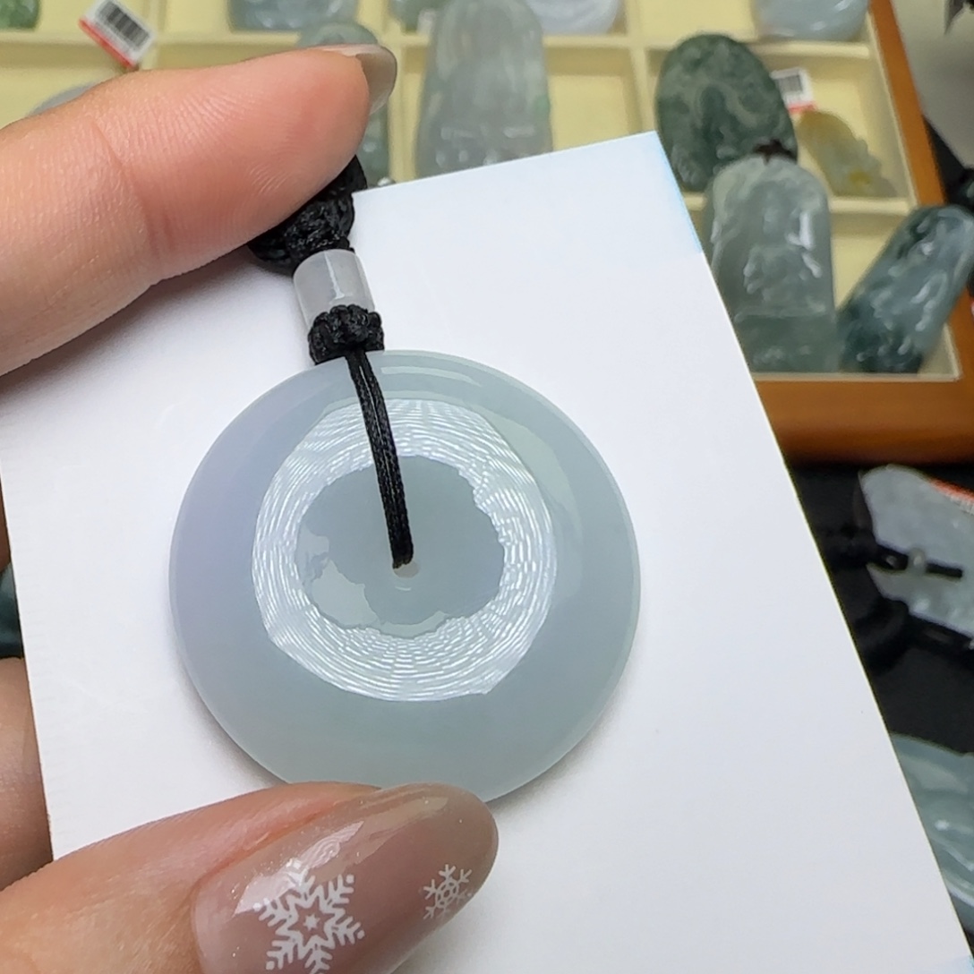 战***0翡翠未镶嵌颈饰  