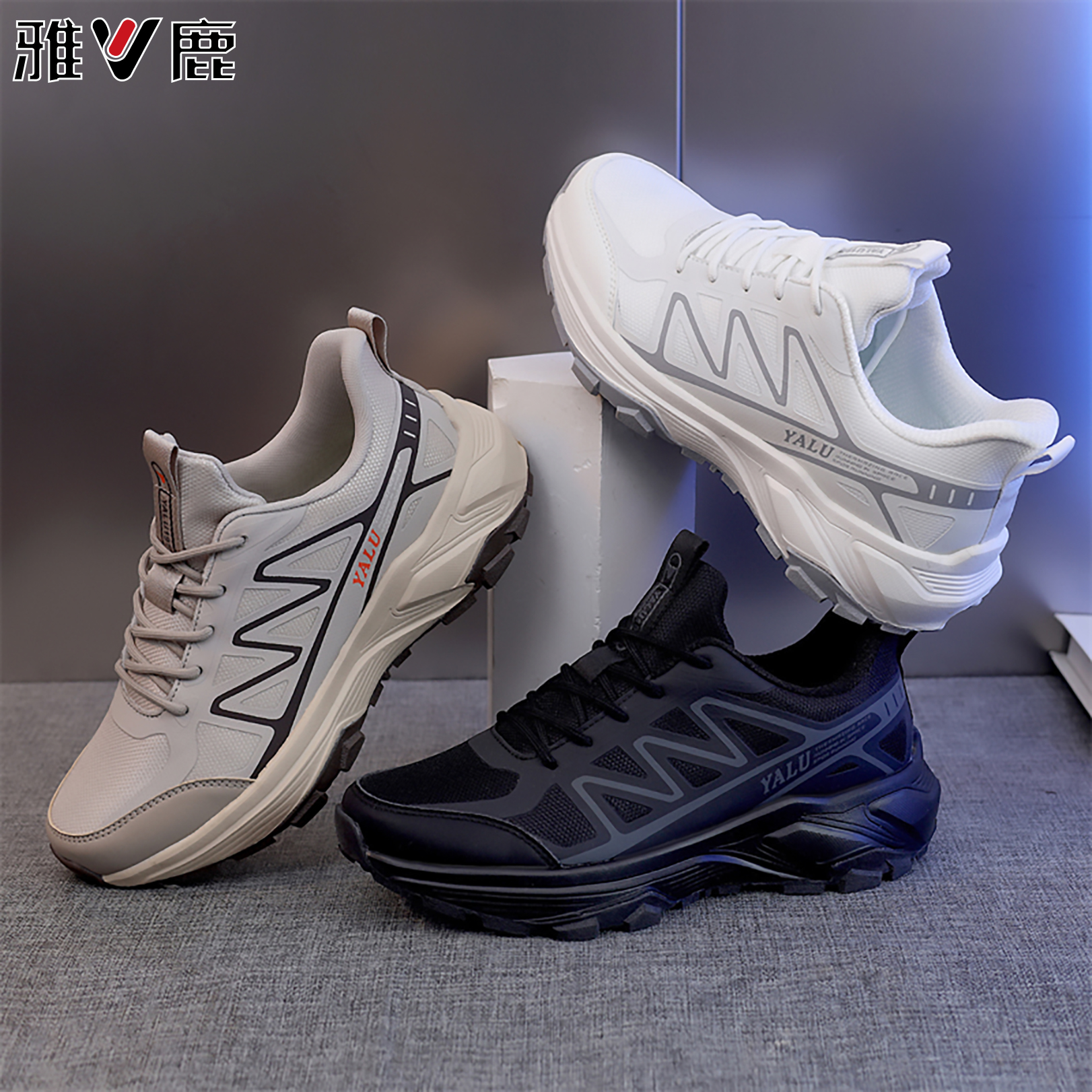 休闲耐磨运动生活系列防水减震缓震胶跑步鞋跑鞋Y29