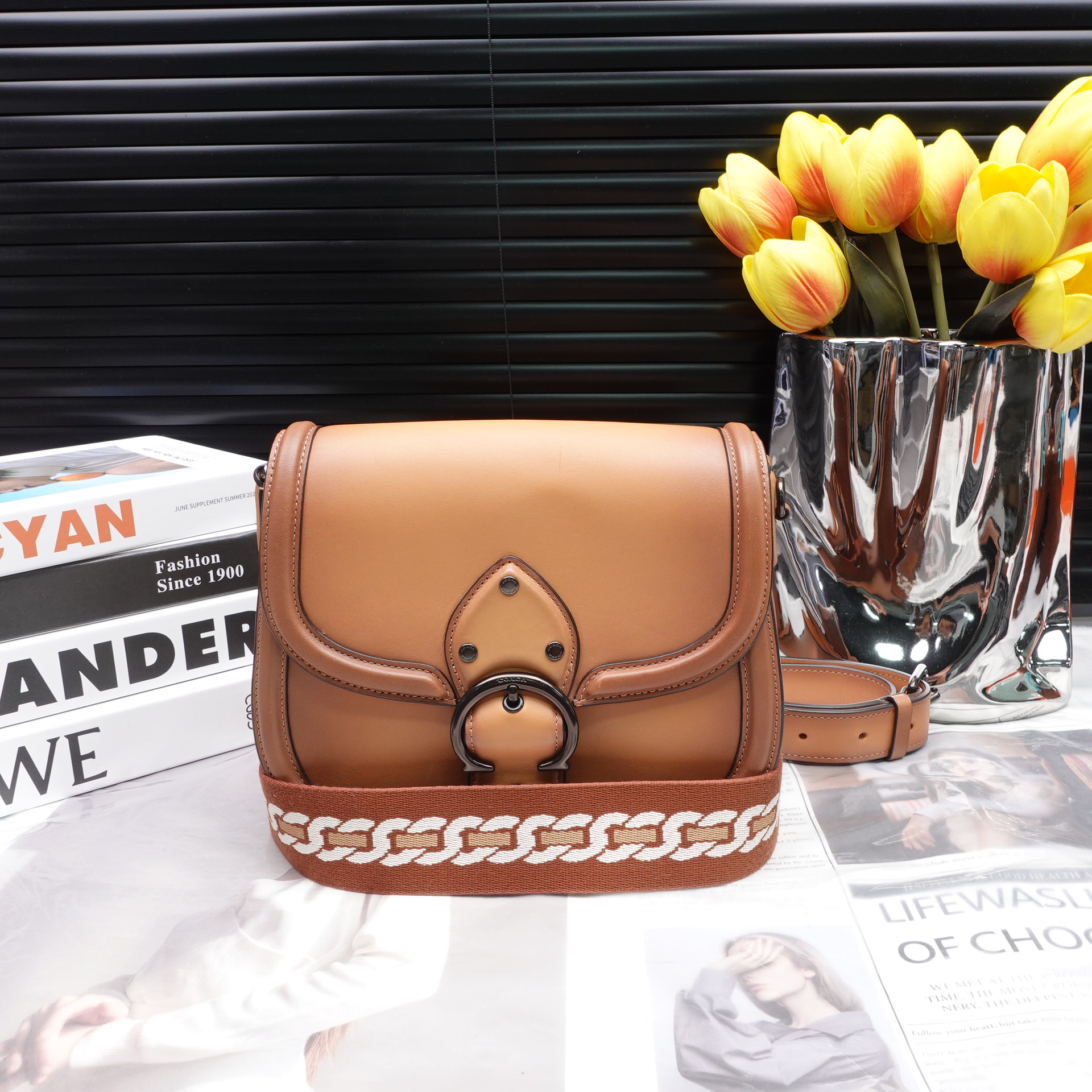 95新 COACH/蔻驰 单肩包/T10244635