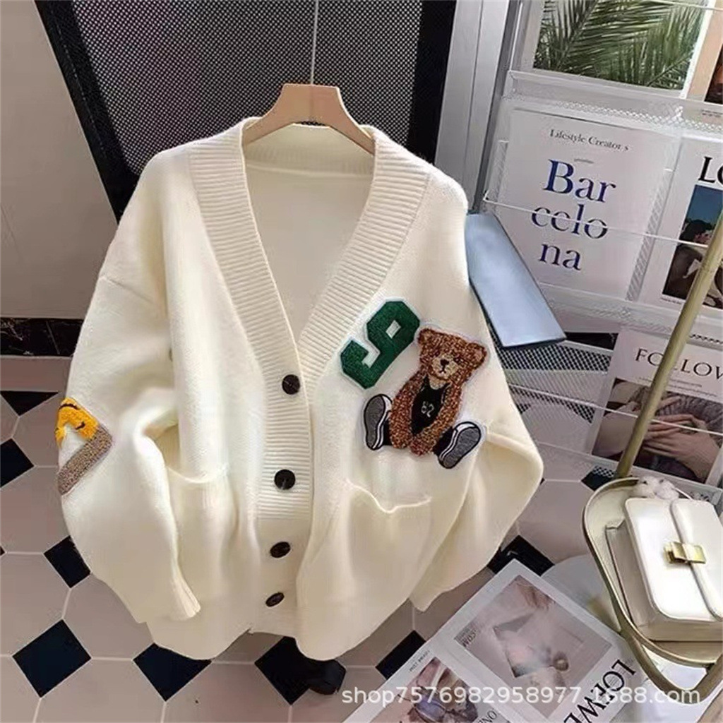 软糯小香风针织外套女装短款毛衣开衫外穿少女感女装毛衣显瘦显白