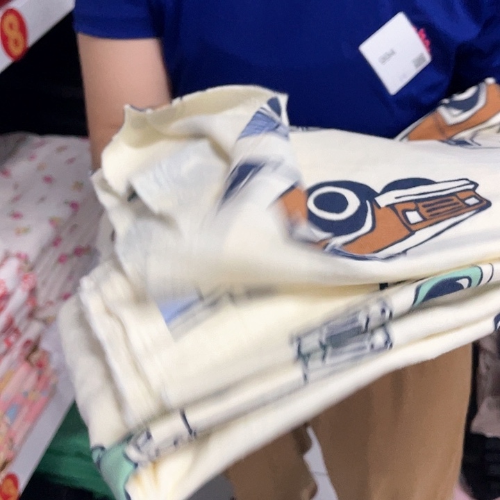 棉小汽车薄款毛圈一米