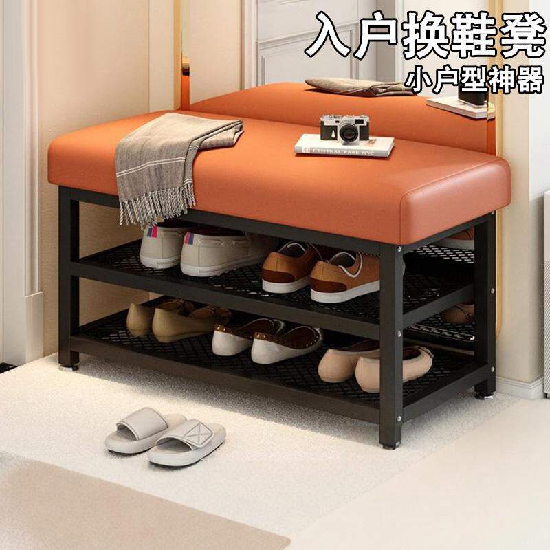 新疆包邮哥换鞋凳家用门口入户简约软包坐垫休息凳长条收纳沙发