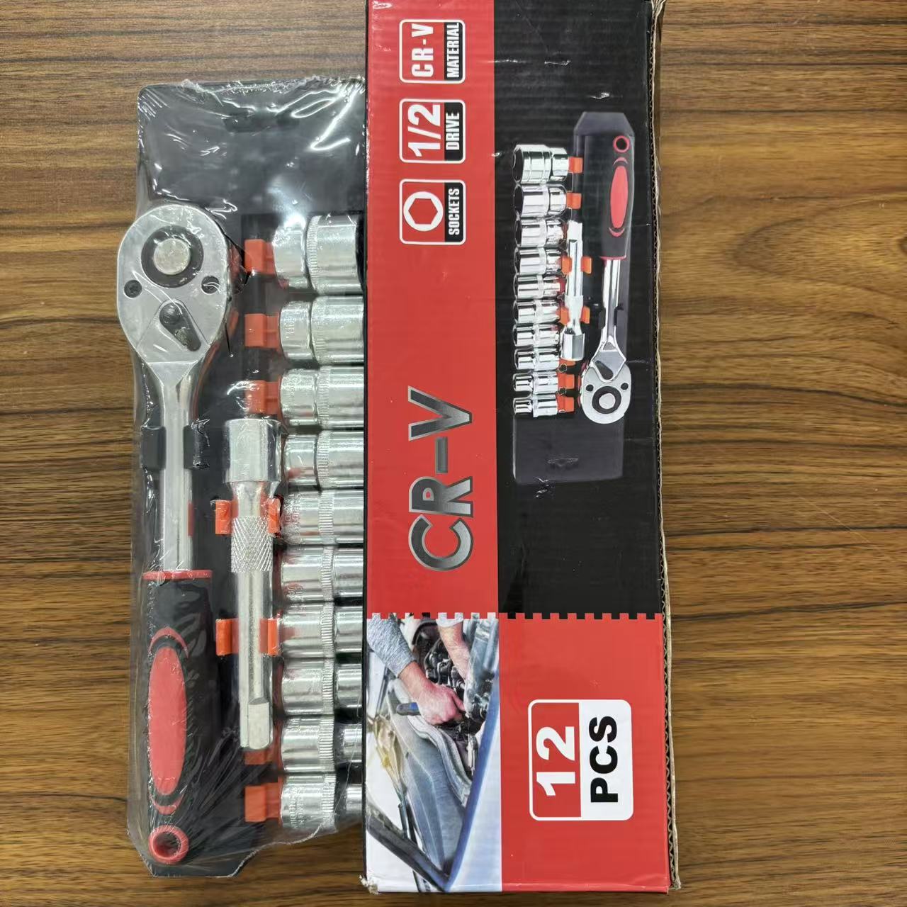 【现场收货】大飞12件套棘轮扳手手动扳手