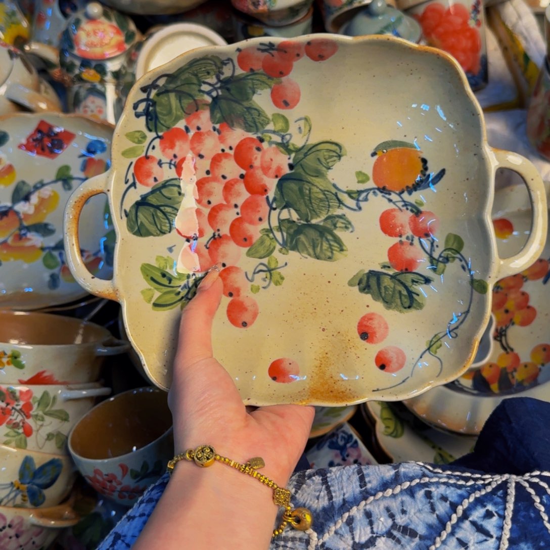 瓷片景德镇陶瓷手工手绘