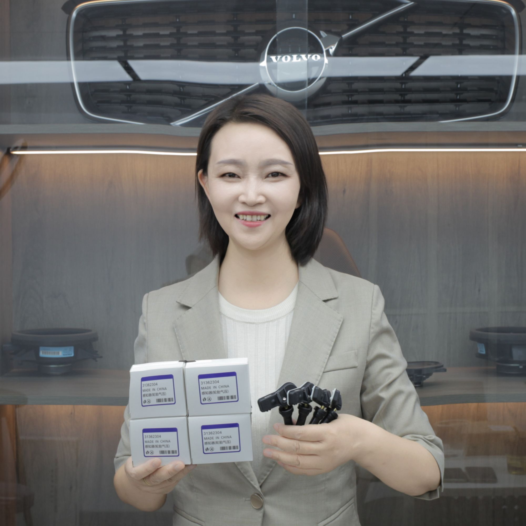 沃尔沃S60V60S90XC40XC60XC90V60V90专用数字胎压监测轮胎传感器