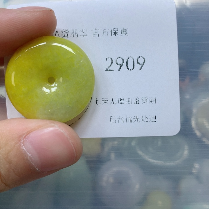 翡翠颈饰未镶嵌翡翠