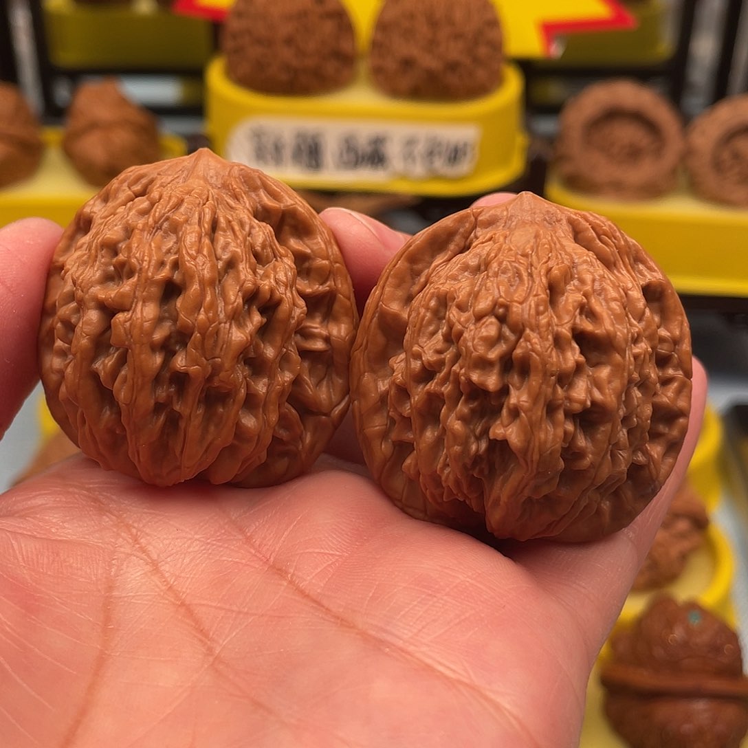 吊坠文玩核桃麦穗虎头41