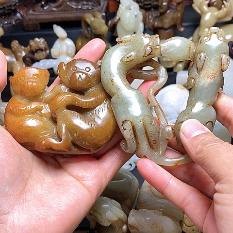 【闪购商品】和田玉（糖玉）挂件未镶嵌C****D