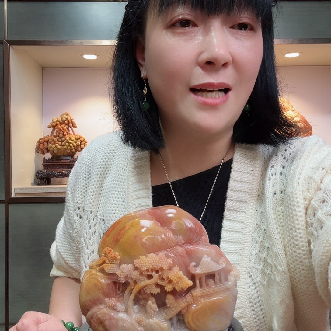 寿山石随**行寿山石摆件