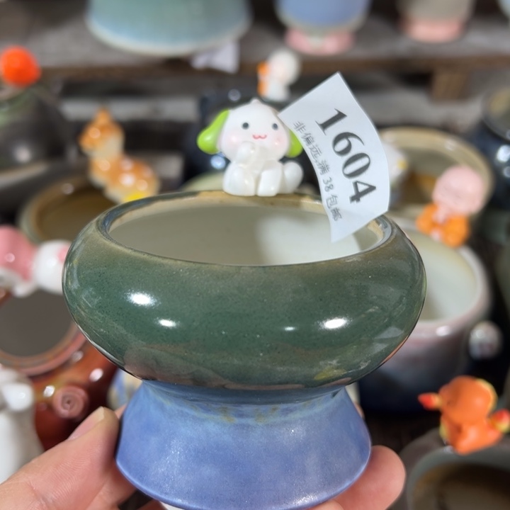 口6高7 手工花盆满30包邮