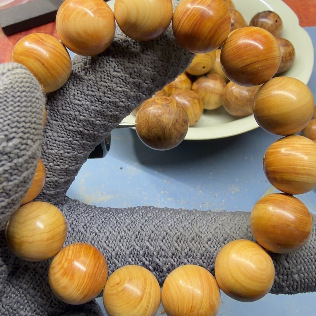 崖柏太行崖柏红油手串